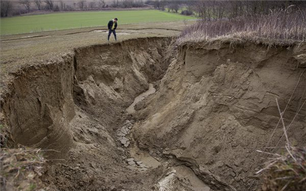 Talajerózió Pusztaszentlászló határában