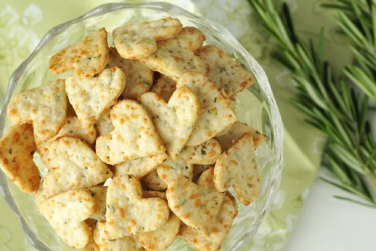Parmezános, rozmaringos cracker!