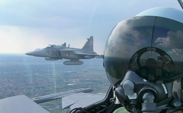 Győr légterében gyakorlatoznak csütörtökön a Magyar Honvédség Gripenjei