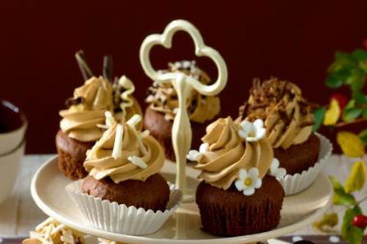 Csokis muffin kávéhabbal