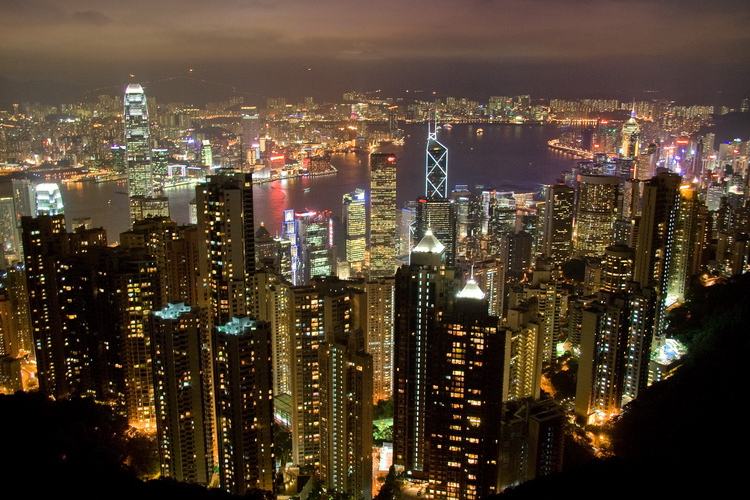 Sokkoló a fényszennyezettség Hongkongban