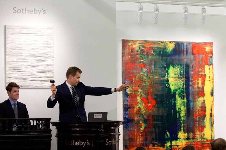 Több mint 30 millió fontért kelt el Gerhard Richter festménye